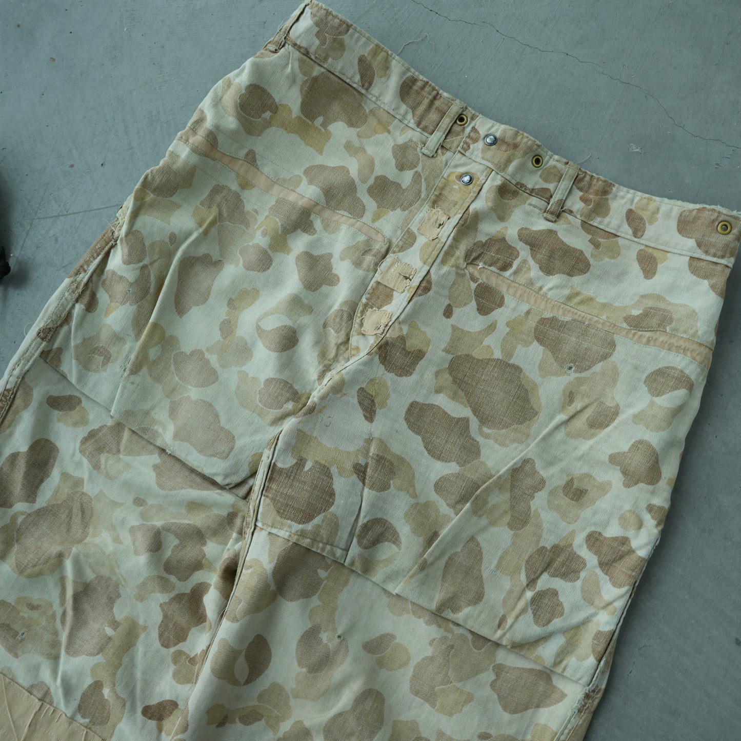 40s usmc p44 frog skin camo pants