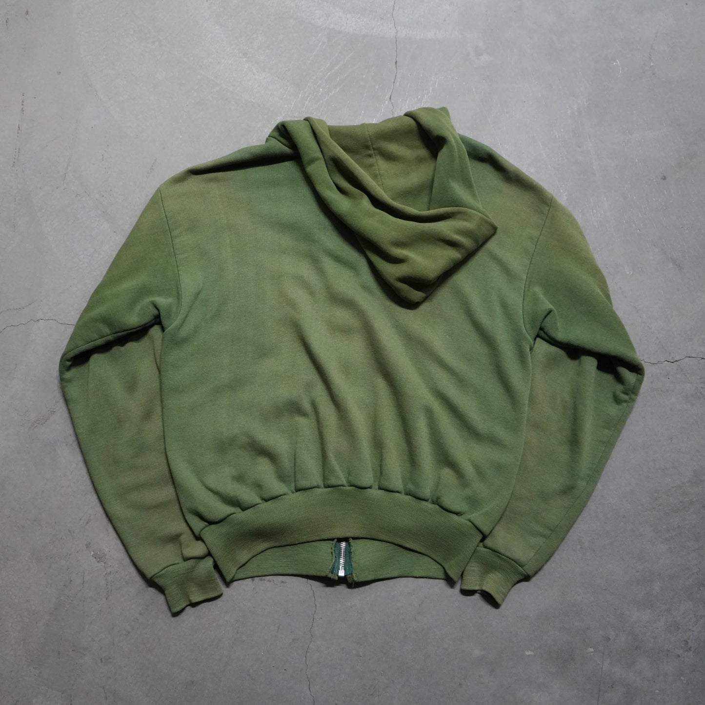 60s healthkit thermal lined zip up hoodie