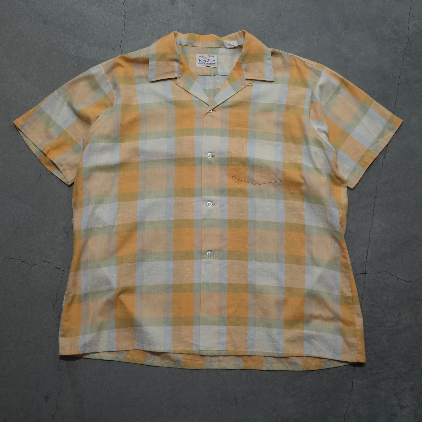 60s cotton button up