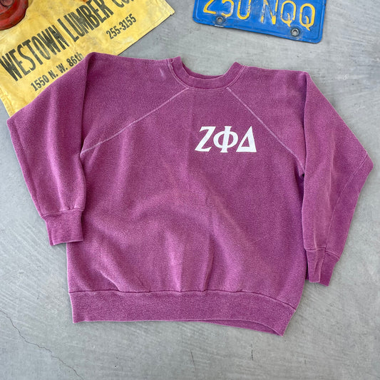 60’s Collegiate Fraternity Raglan Sweatshirt
