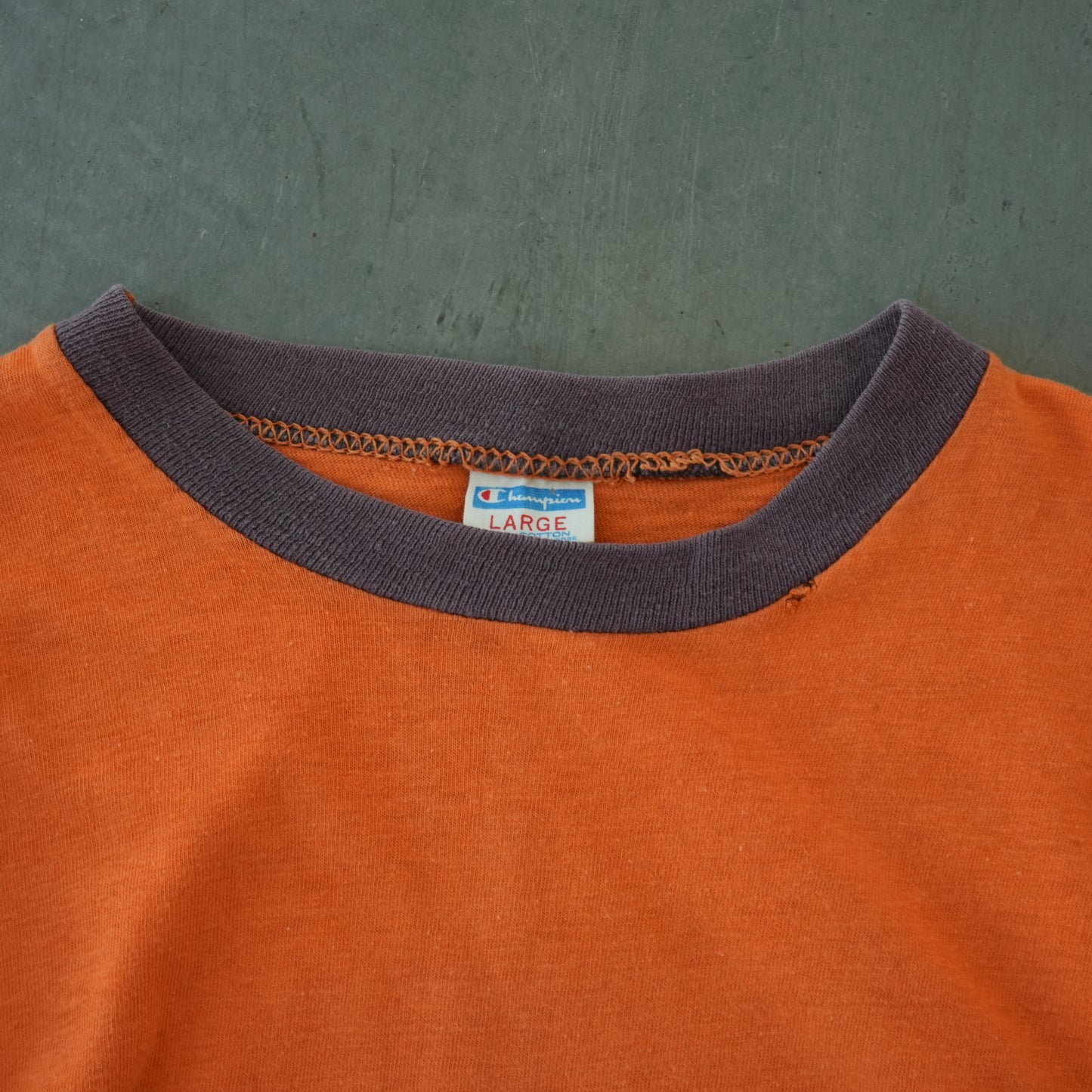 70s champion color block tee