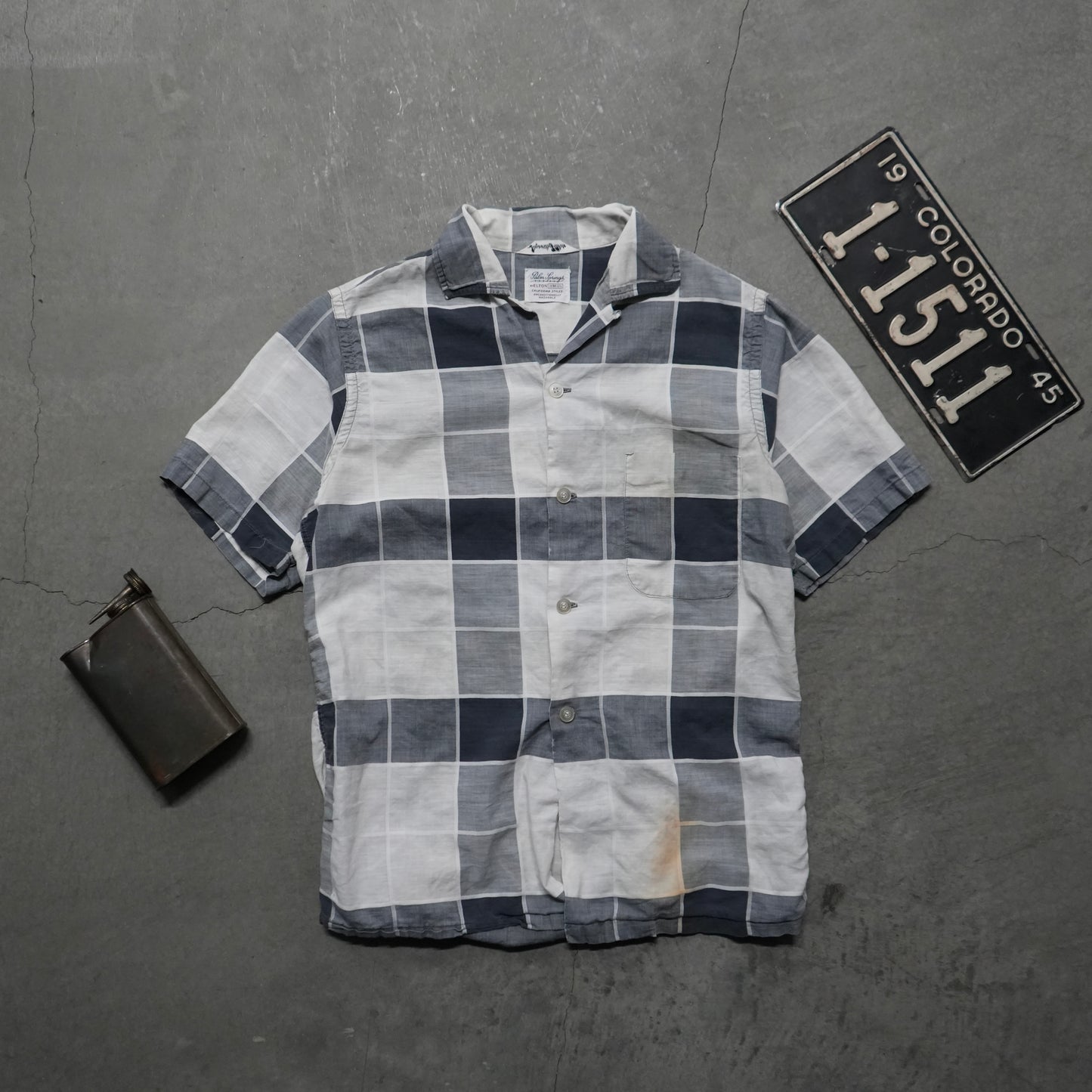 60s short sleeve button up