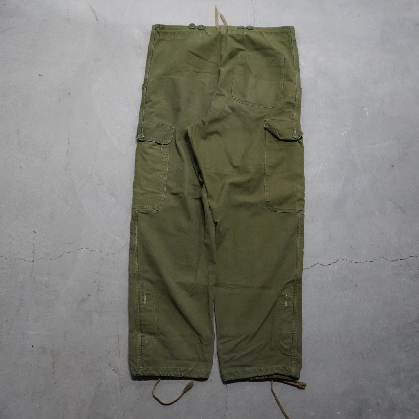 60s euro military cargo pants