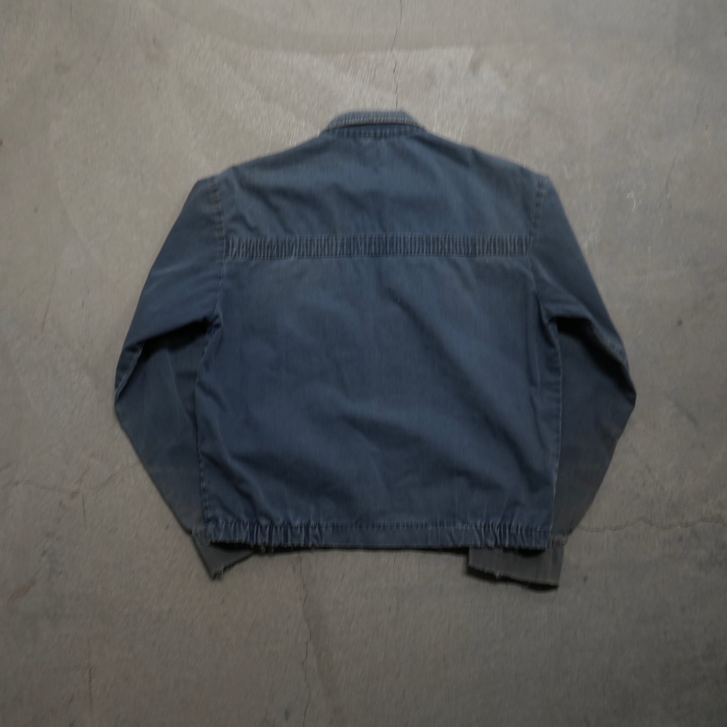 60s faded blue cotton jacket