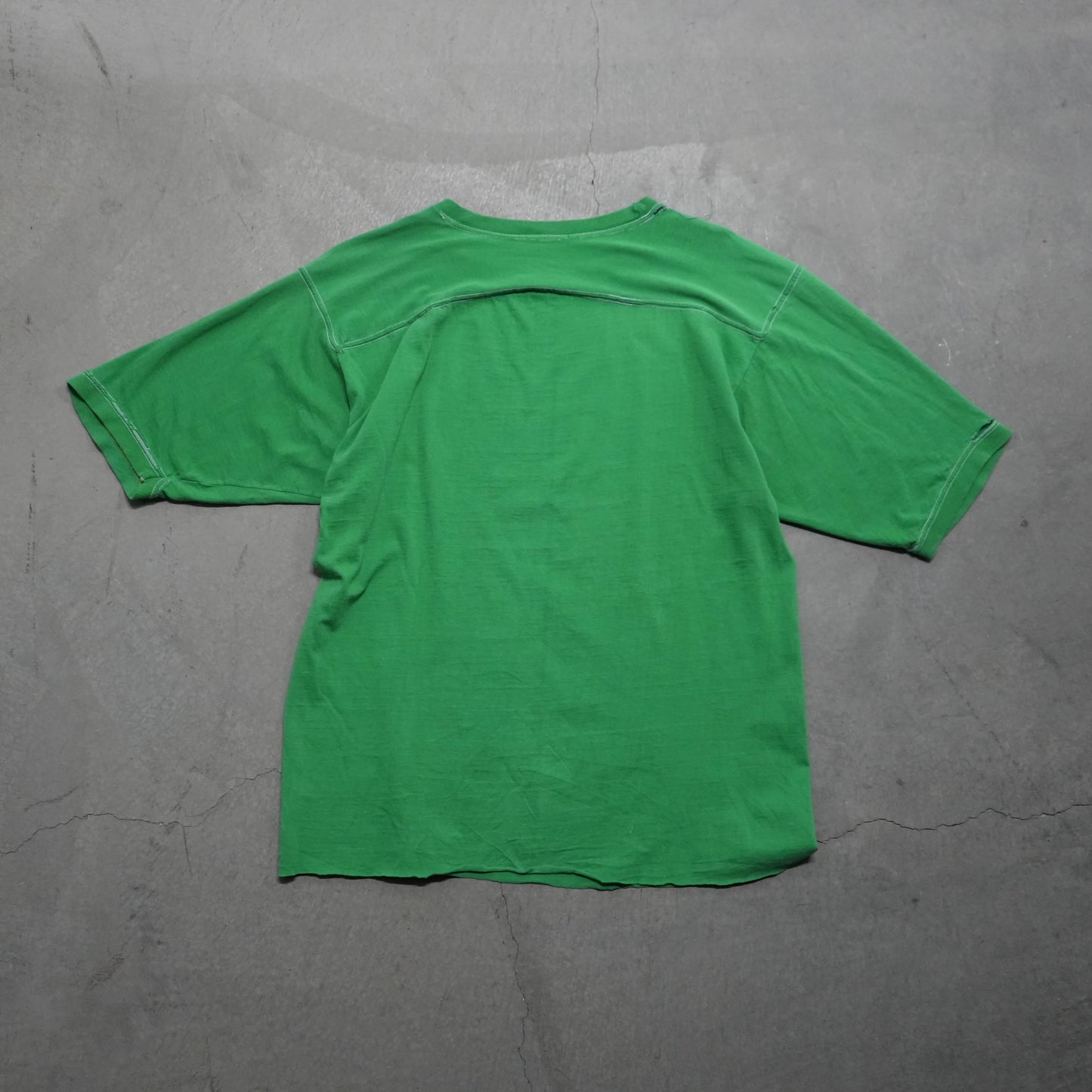 70s kelly green jersey cut tee