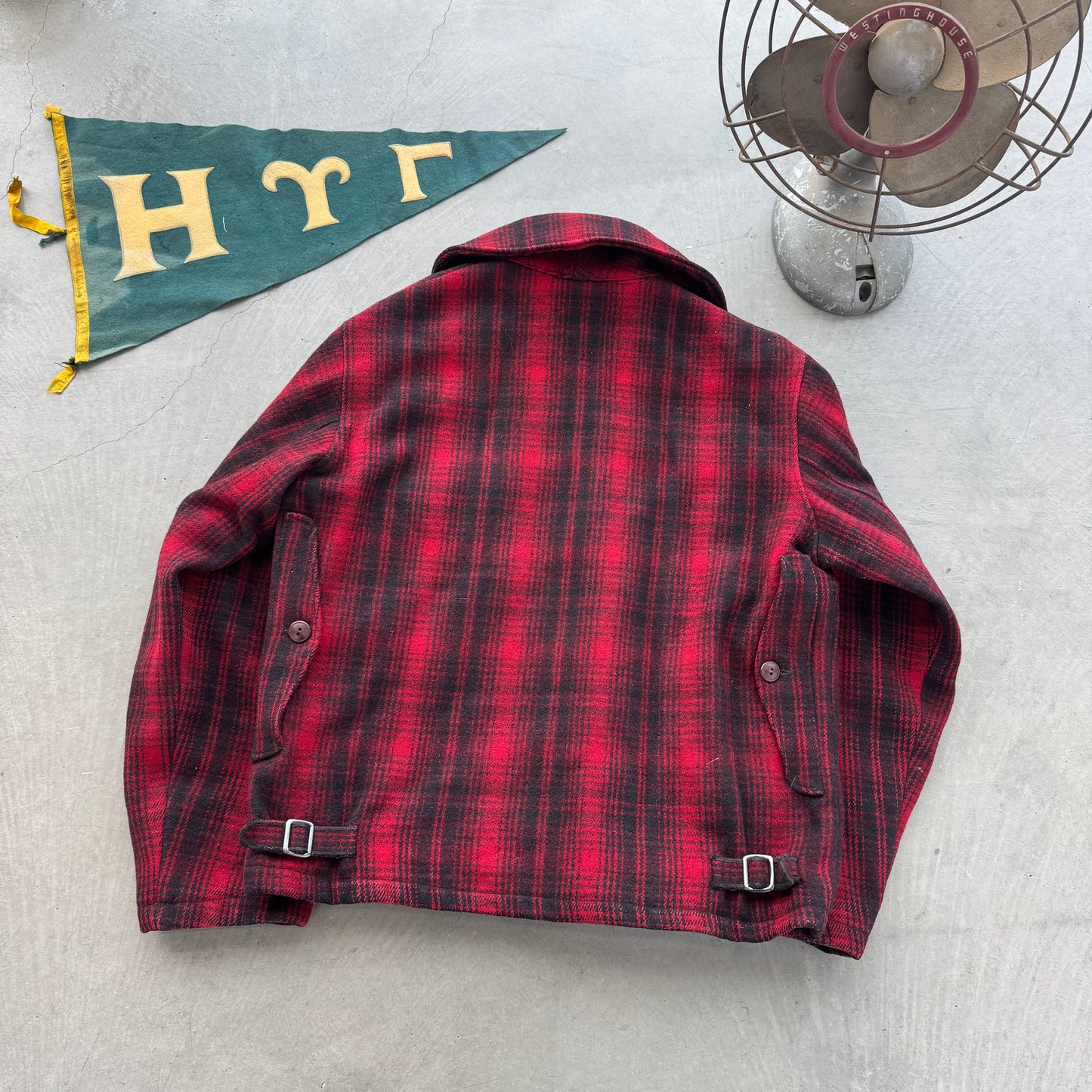 40s woolrich cropped wool jacket