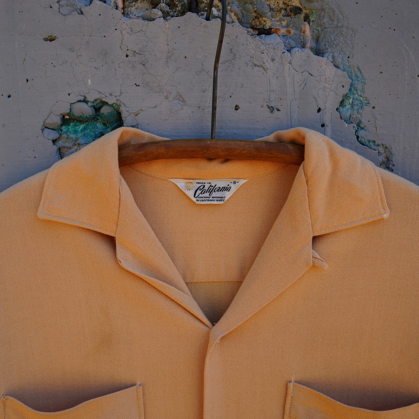 50s rayon button up