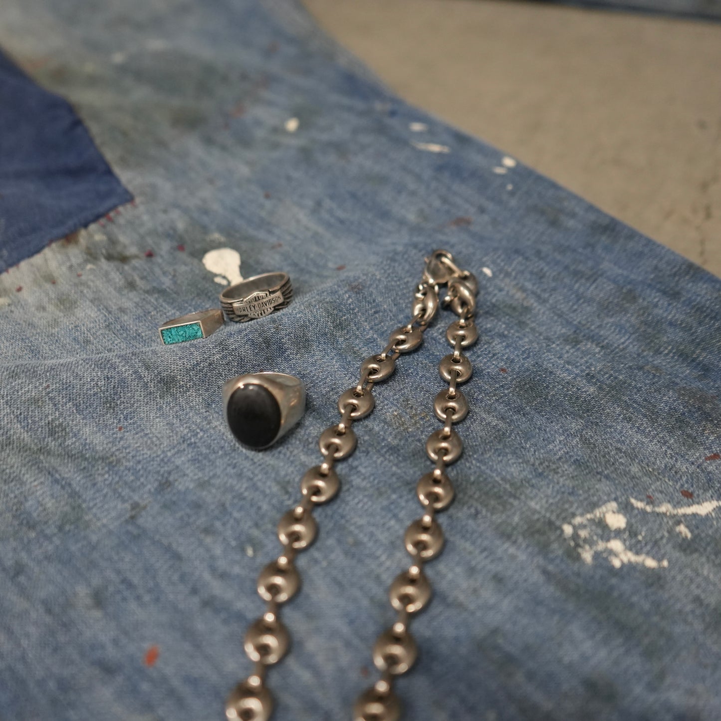 Anchor chain .925 silver necklace