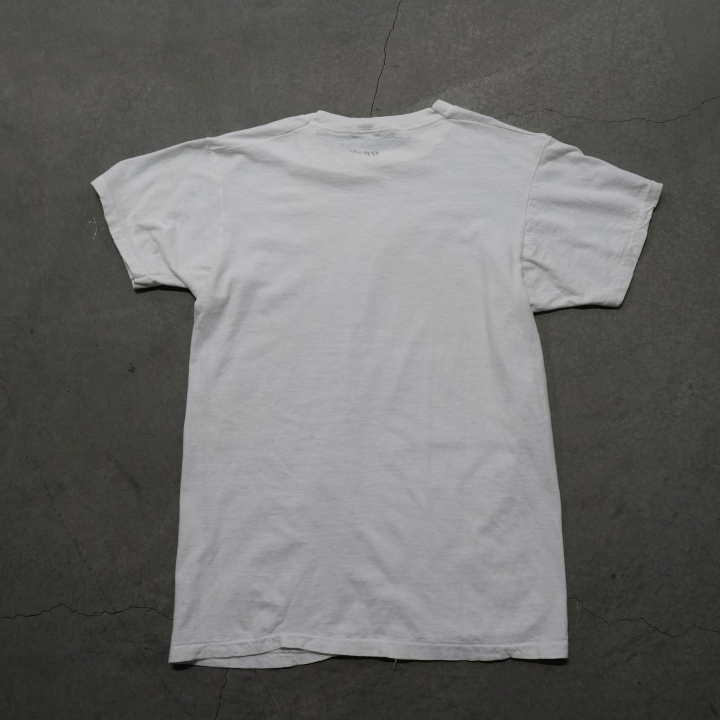 60s white cotton tee