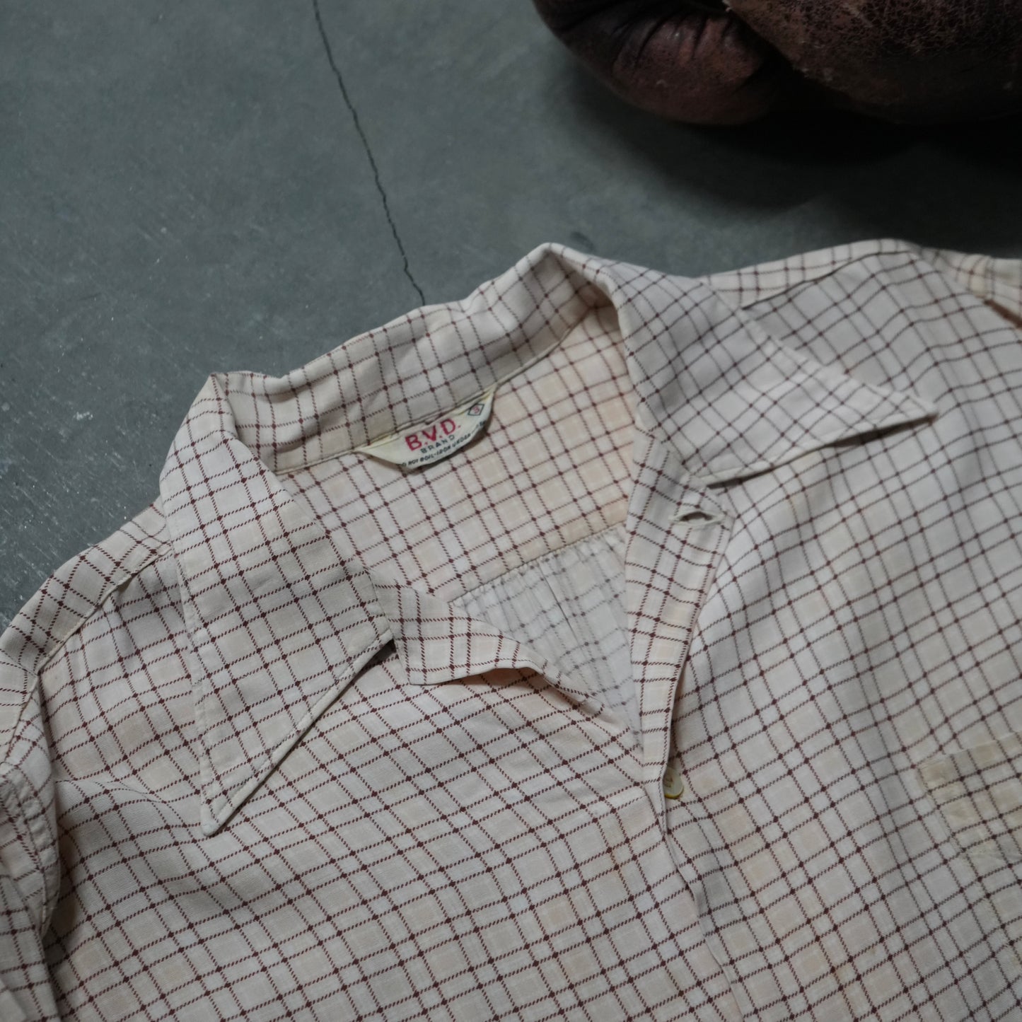 50s bvd rayon shirt