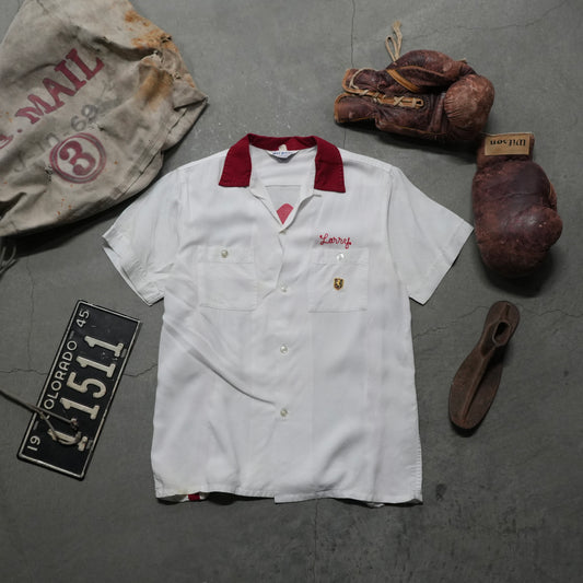 60s rayon bowling shirt