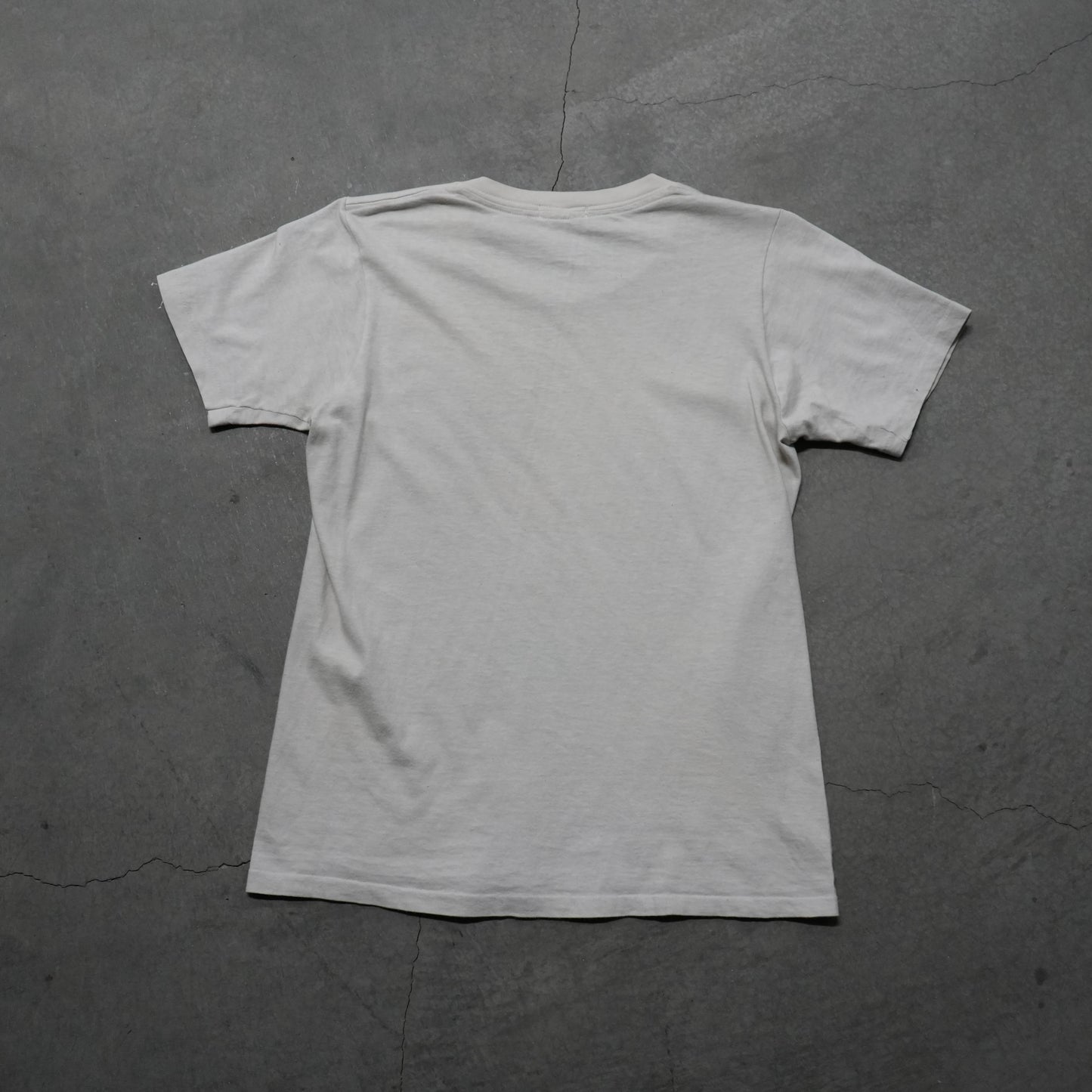 60s white cotton tee