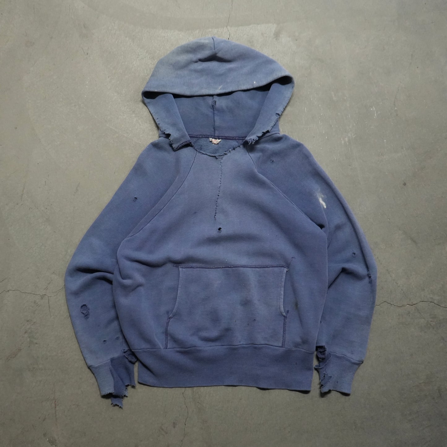 60s faded blue brent hoodie