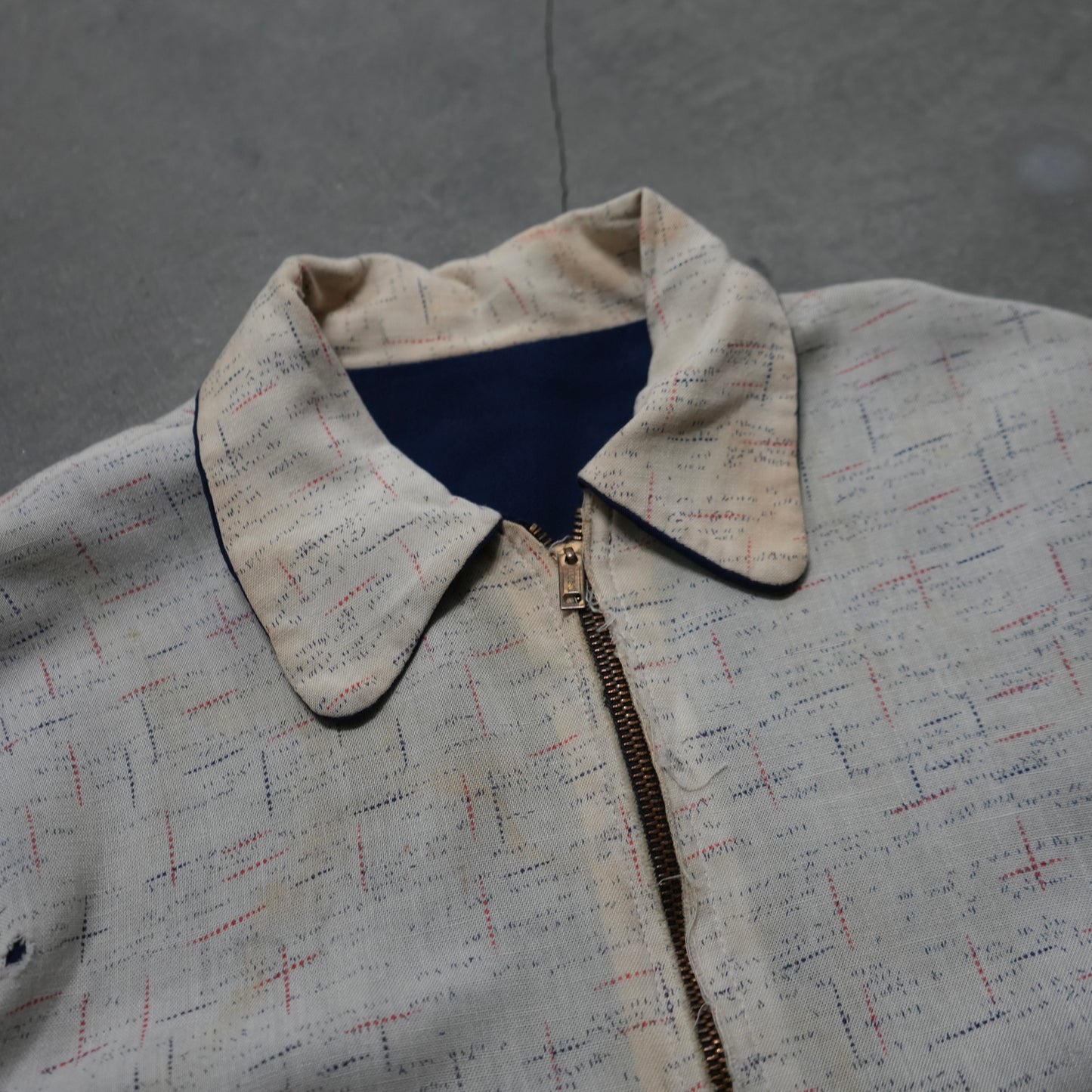 50s rayon reversible ricky jacket