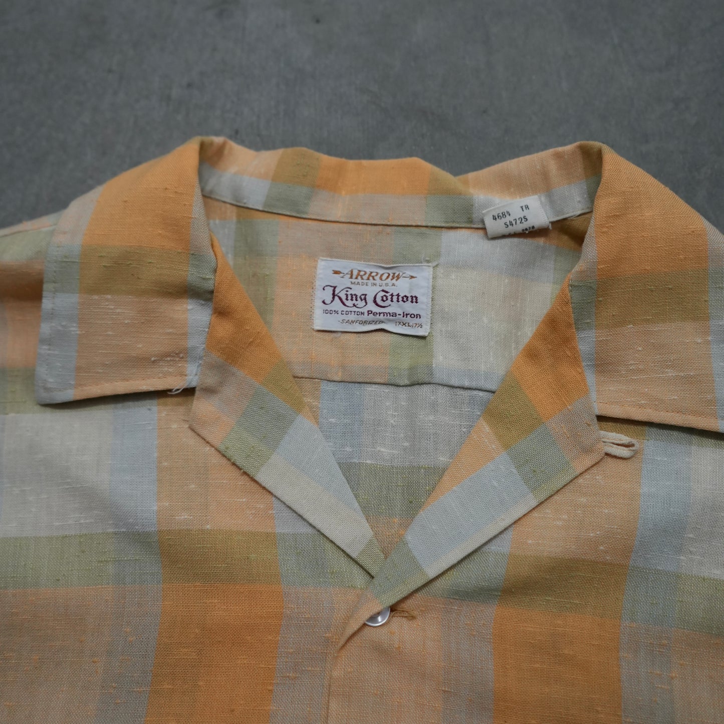 60s cotton button up