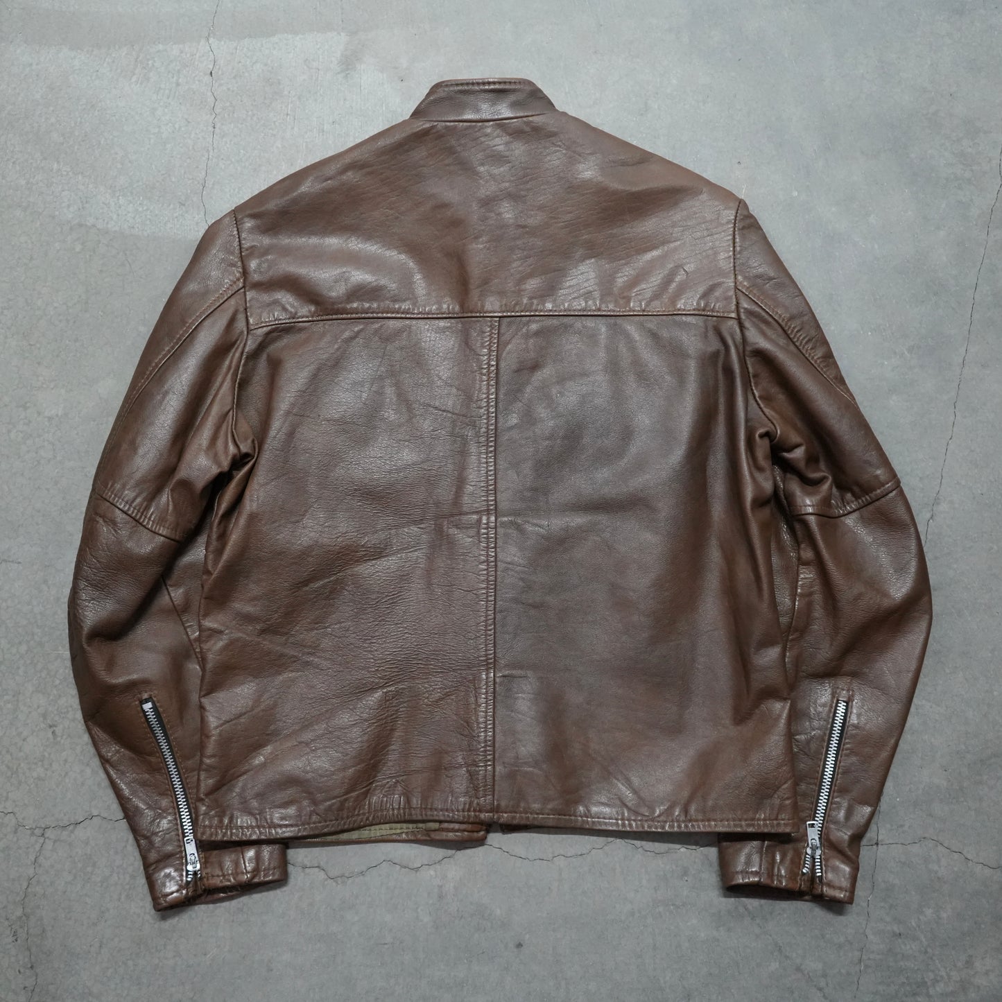 60s harley davidson cafe racer leather jacket