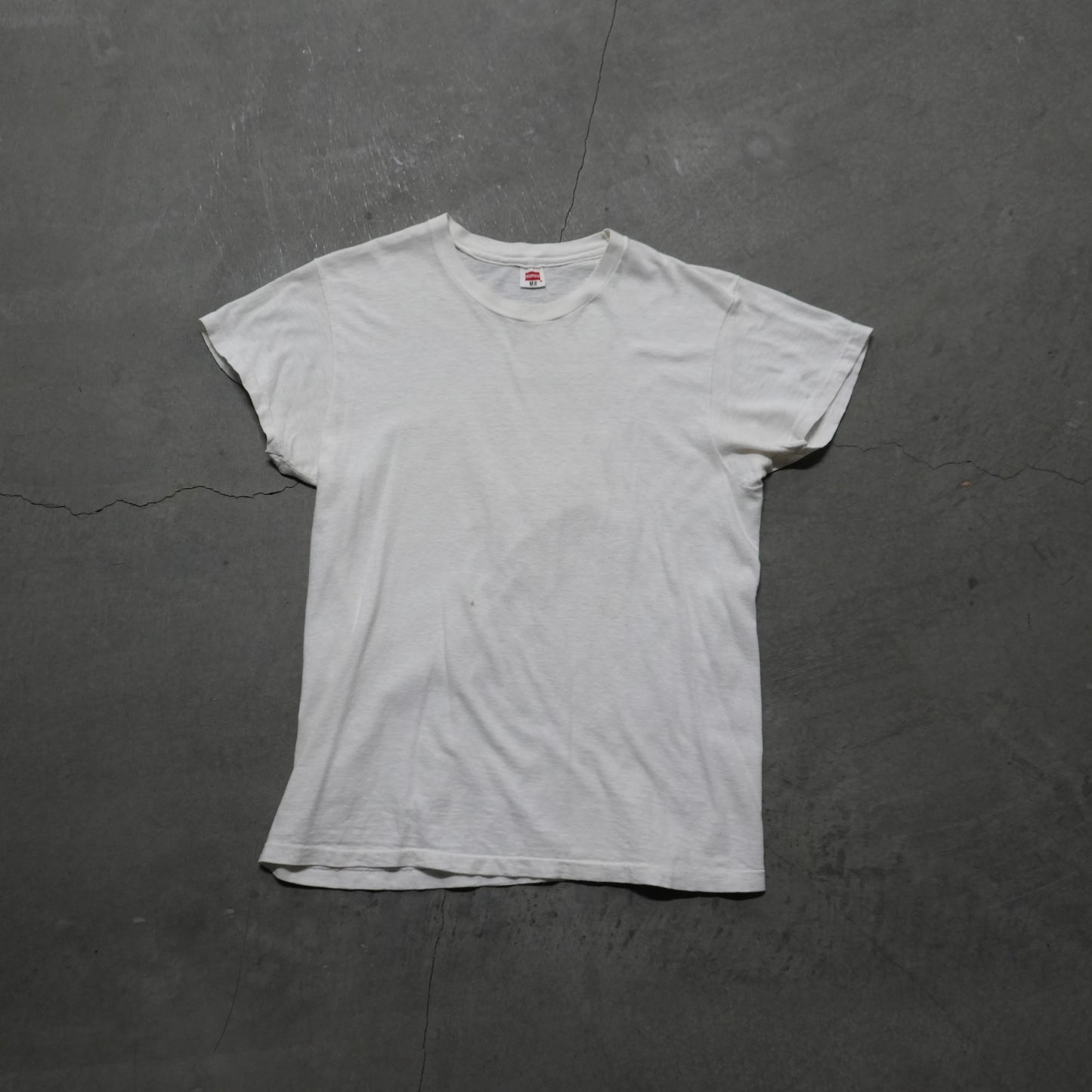60s hanes white tee