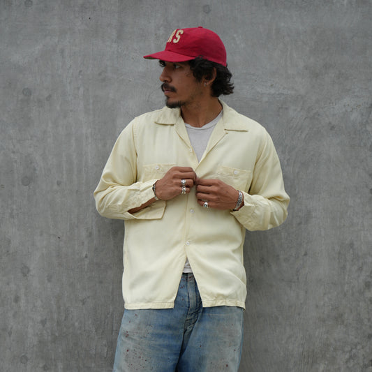 60s faded gabardine shirt