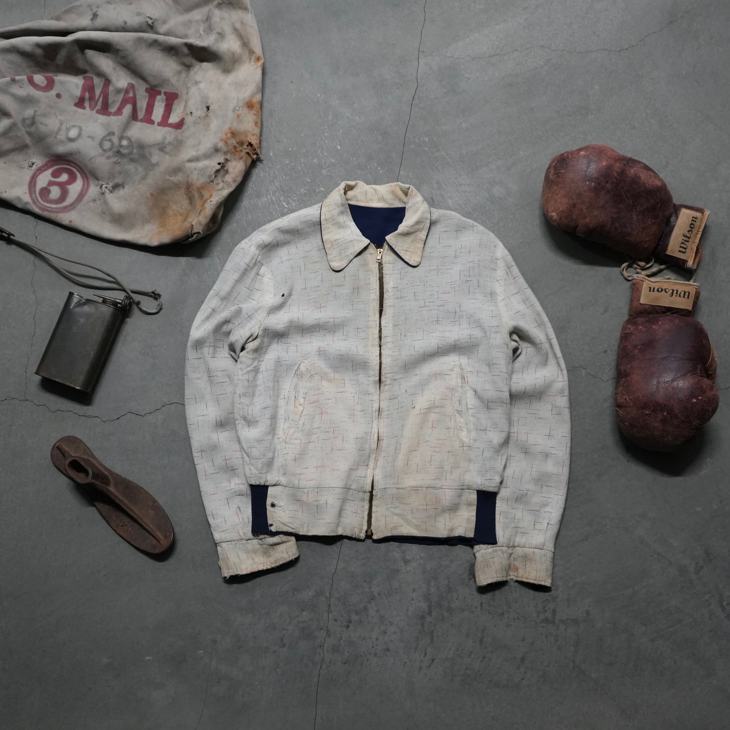 50s rayon reversible ricky jacket