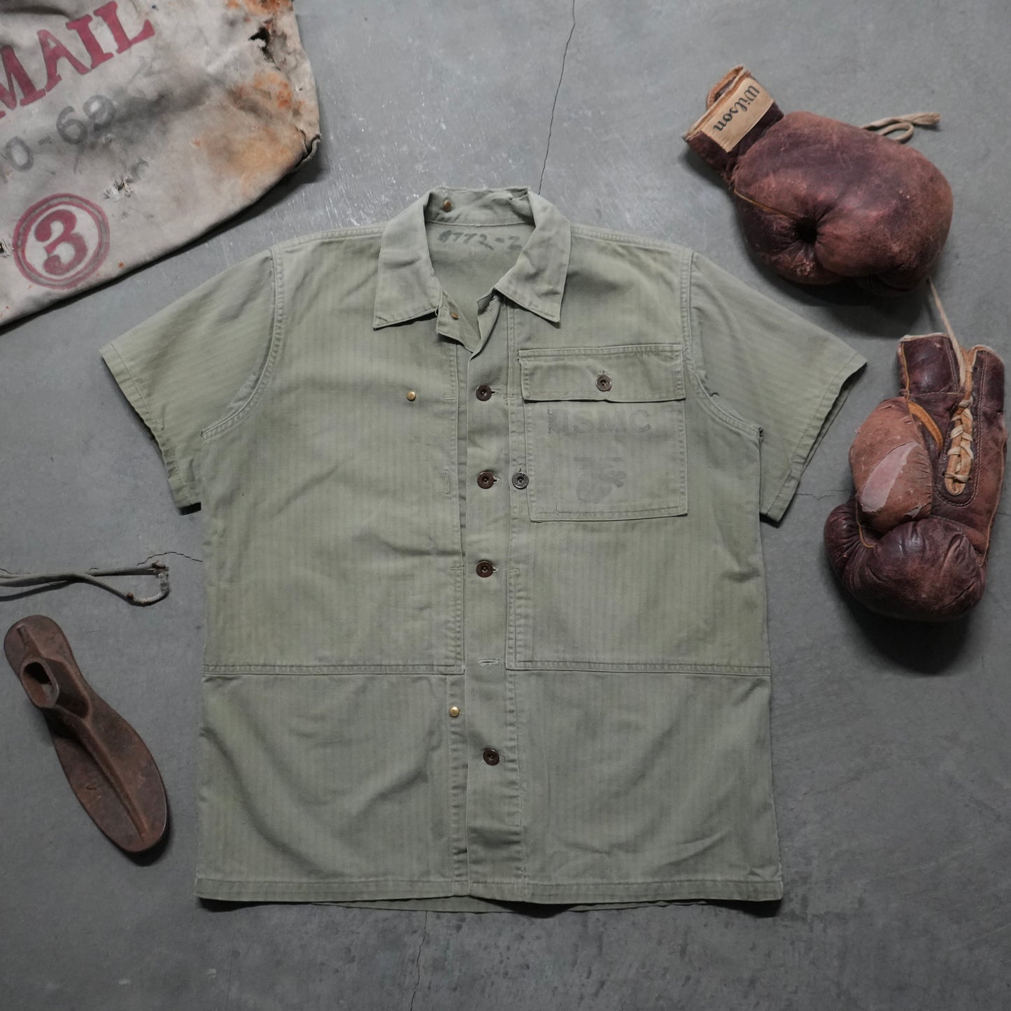 40s usmc p44 hbt shirt