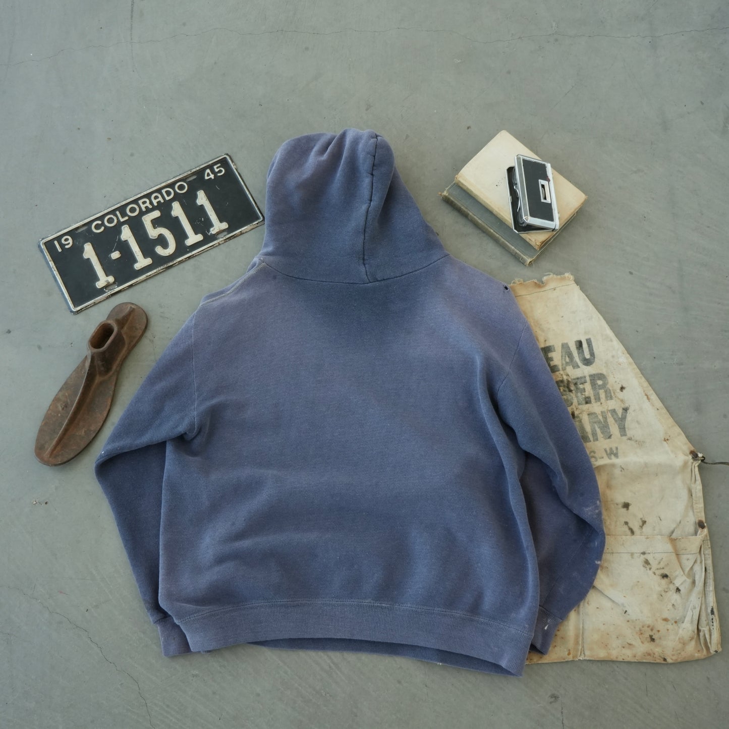 70s faded hoodie