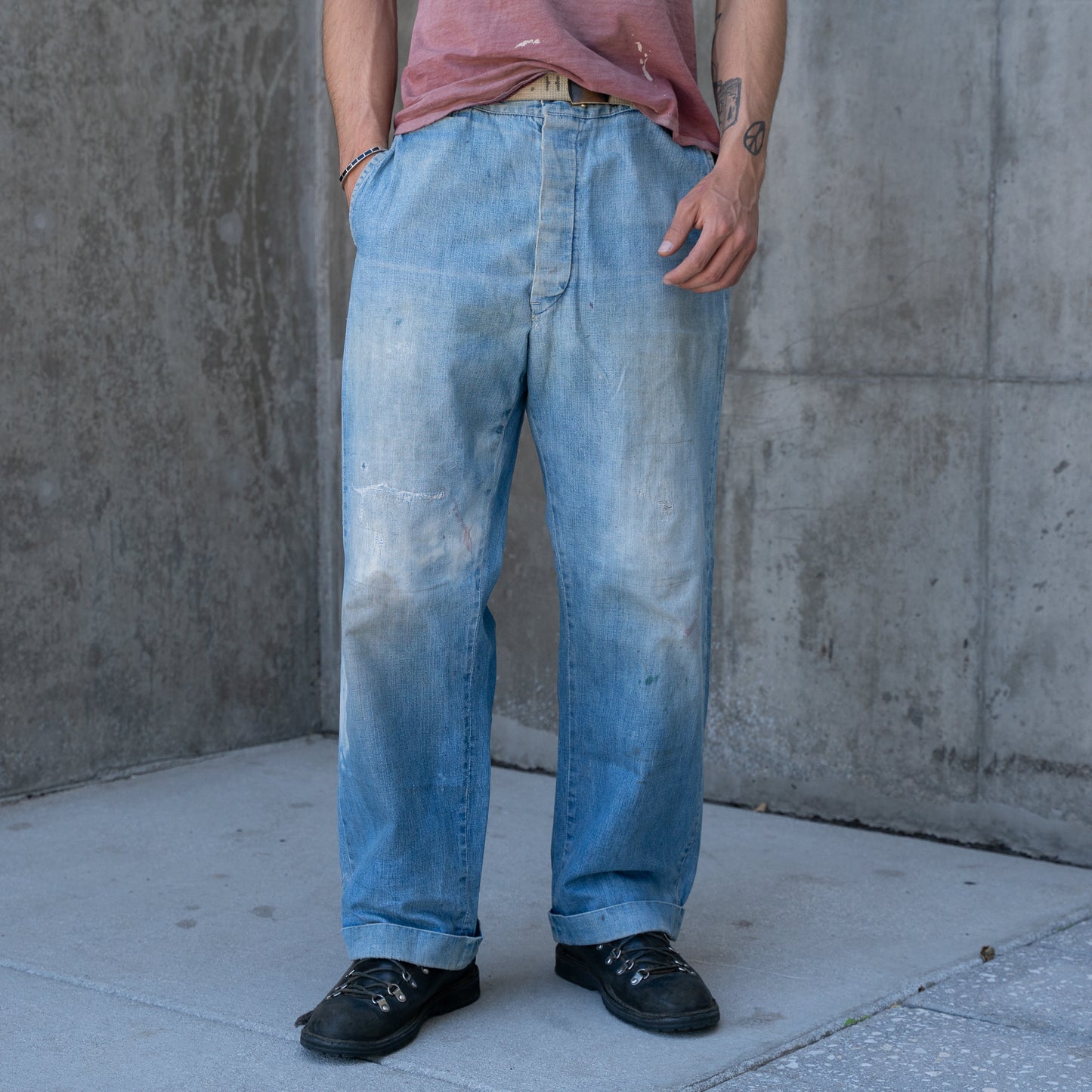 40s denim chinos