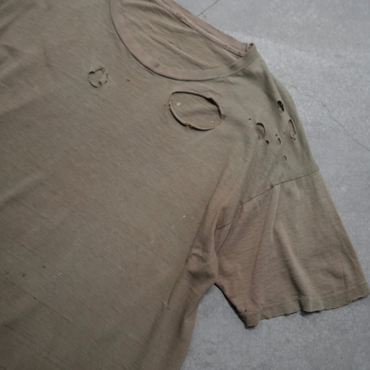 70s faded and thrashed tee