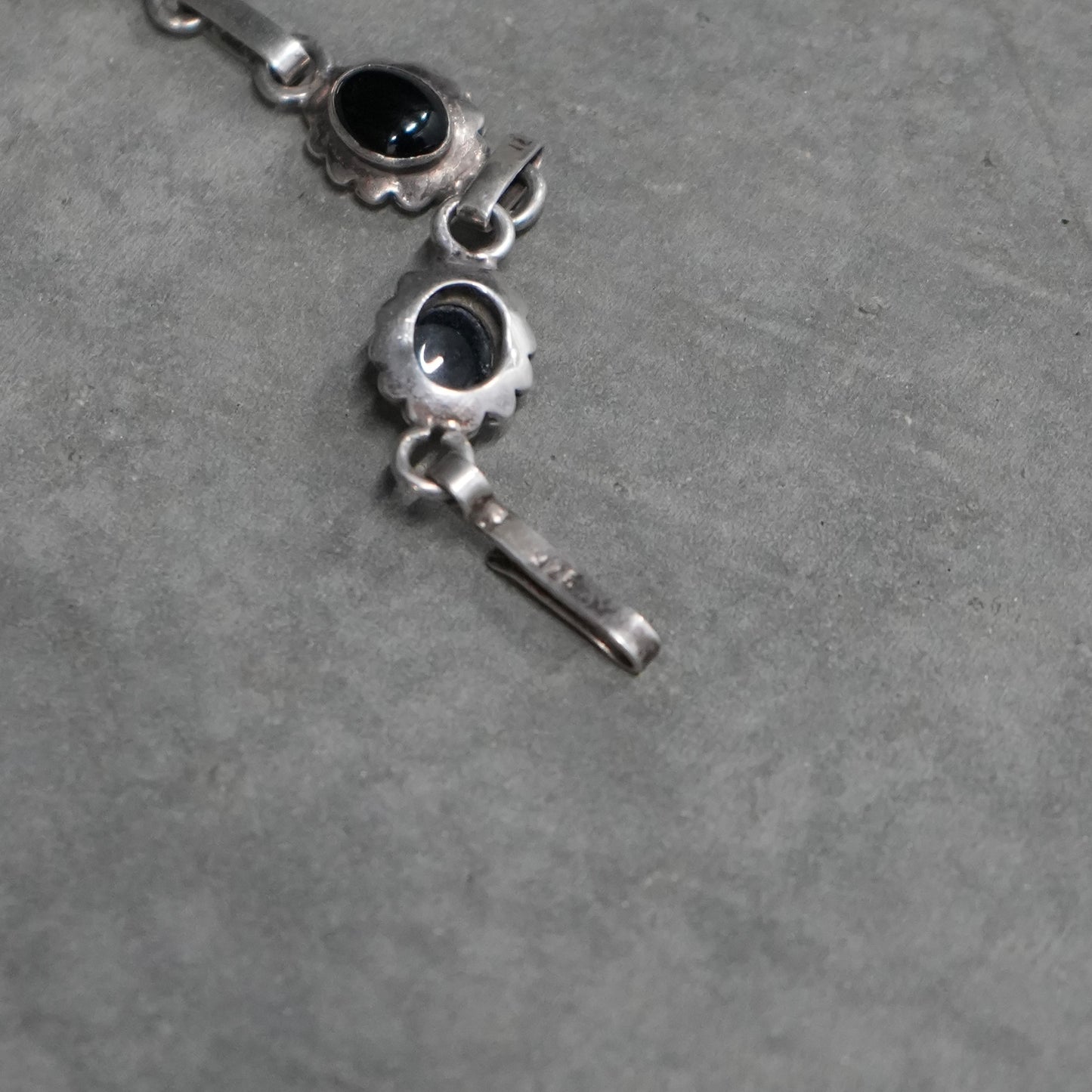 925 silver with onyx bracelet