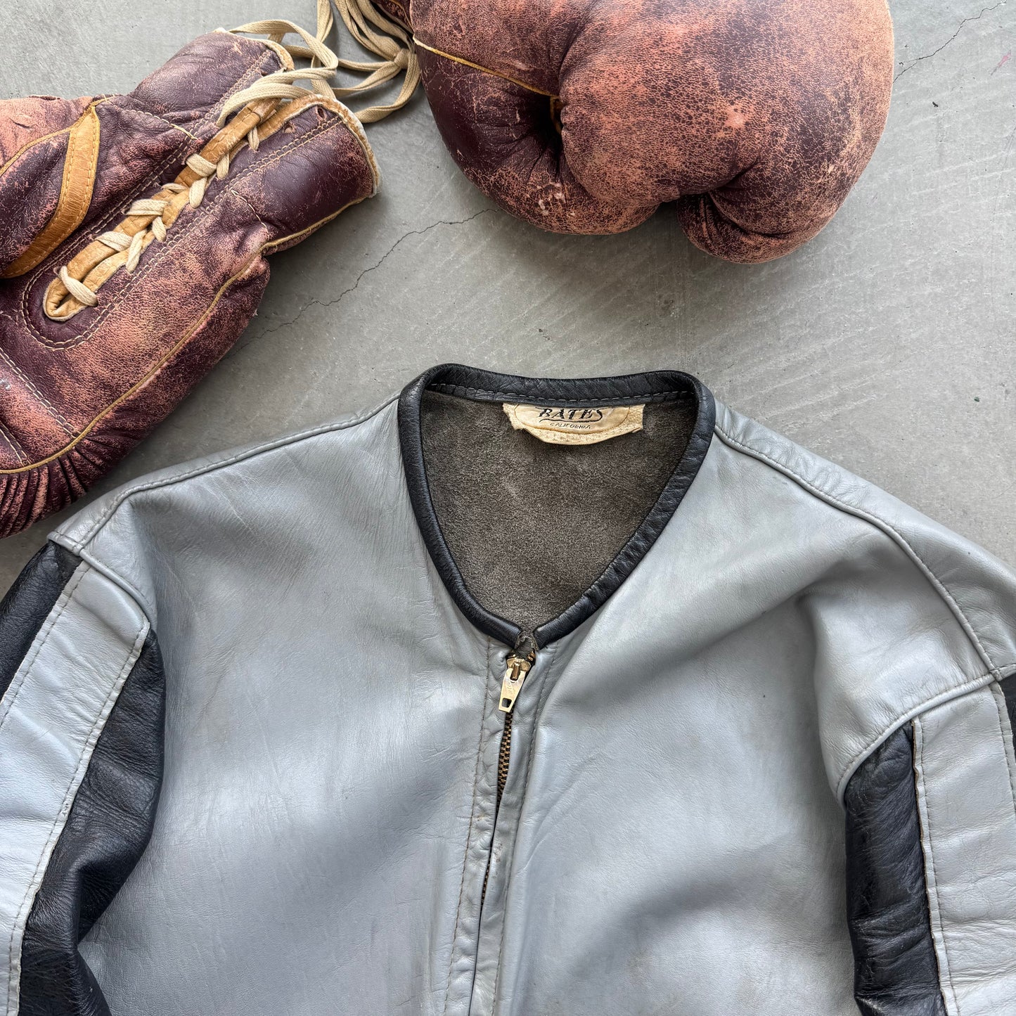 50s bates sound town motorcycle jacket