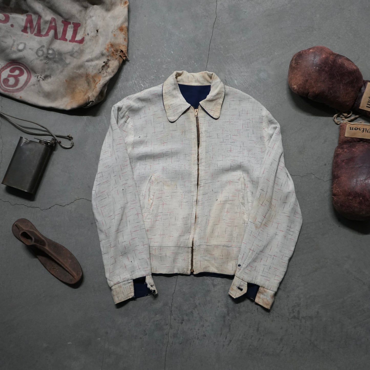 50s rayon reversible ricky jacket