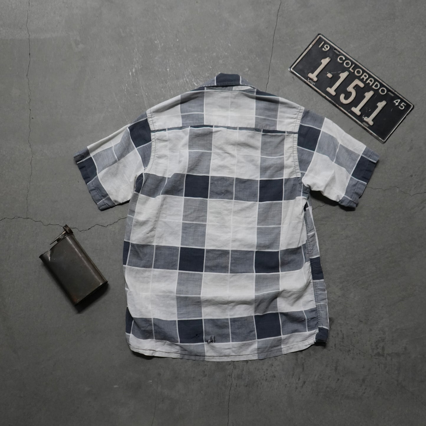 60s short sleeve button up