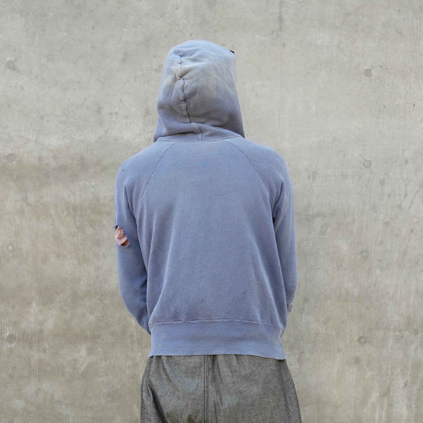 60s faded blue brent hoodie