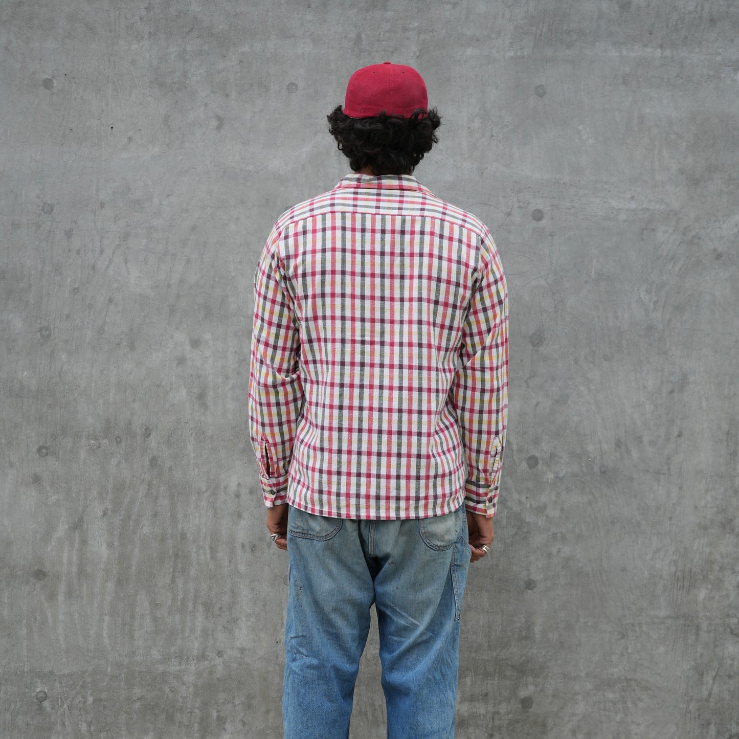 70s printed cotton flannel