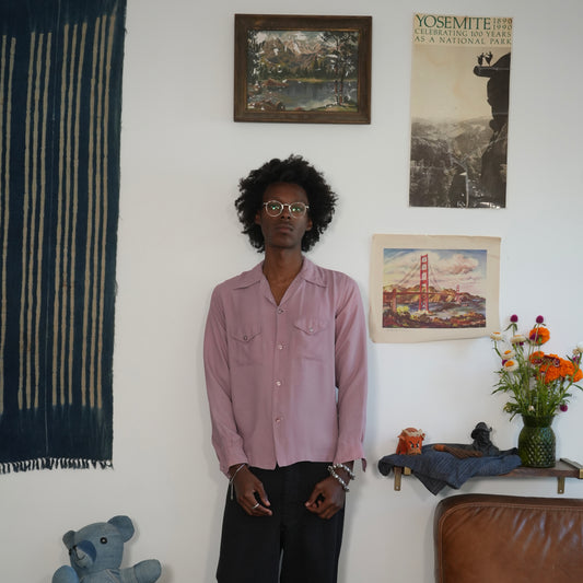 50s la playa by marlboro rayon shirt