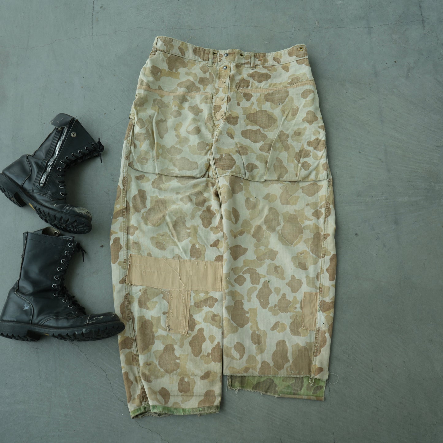 40s usmc p44 frog skin camo pants