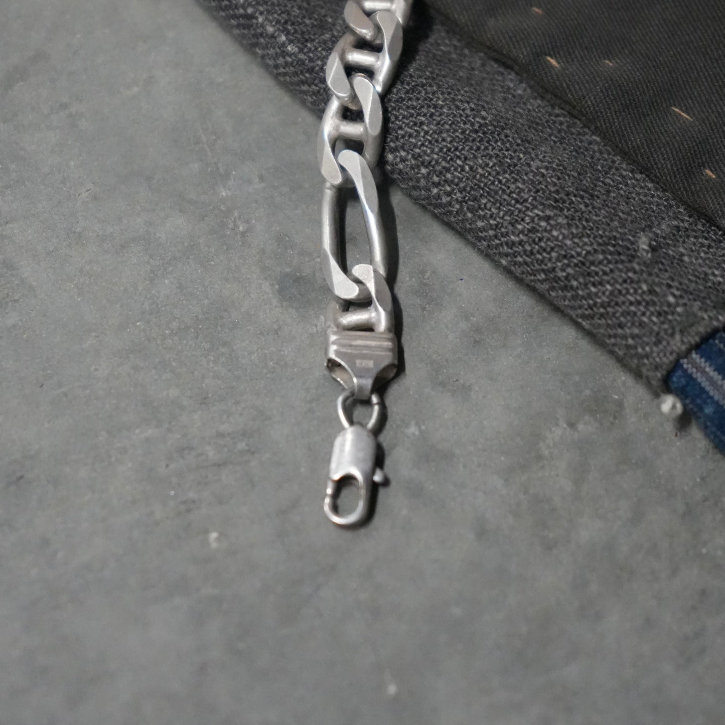 925 silver figaro chain bracelets