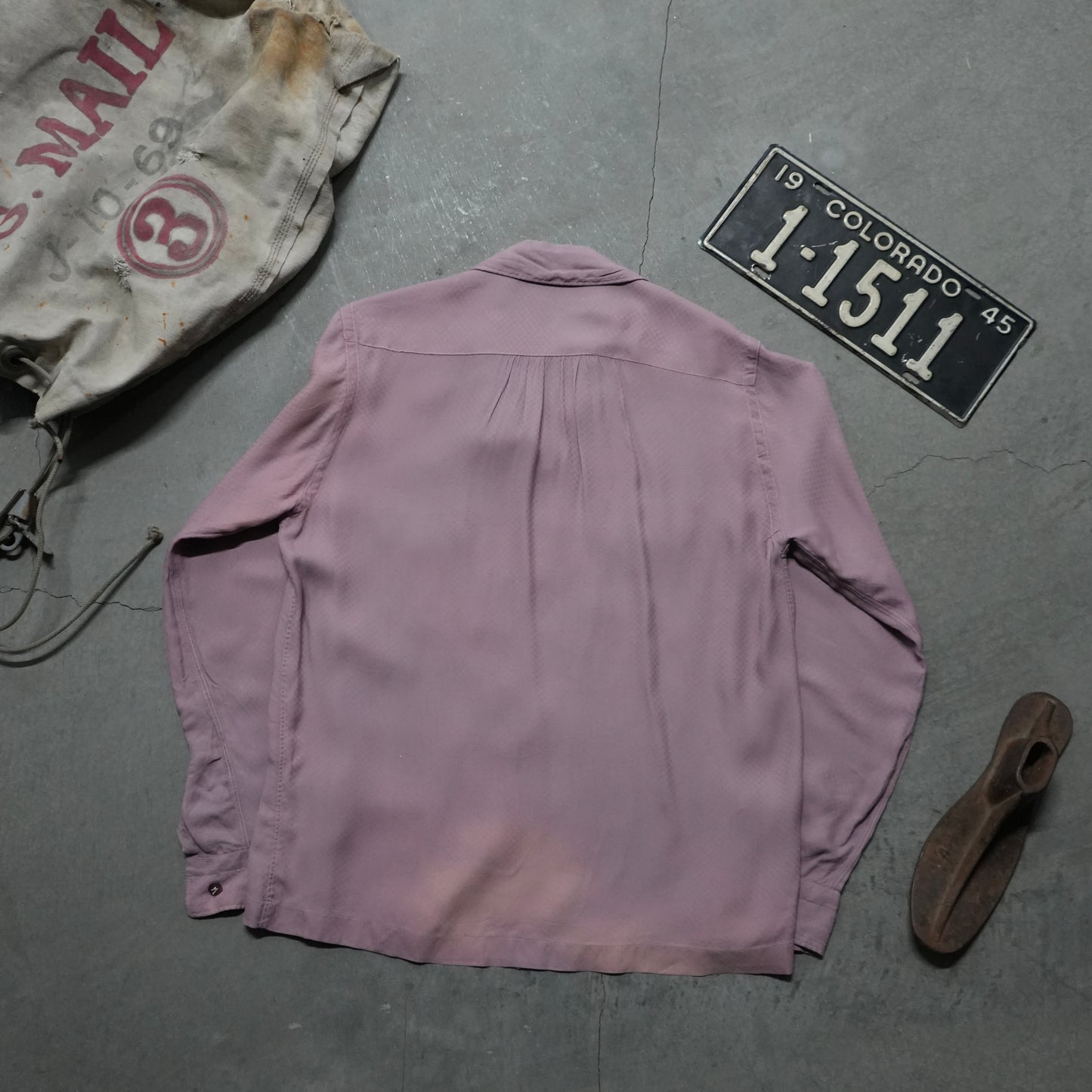 50s la playa by marlboro rayon shirt