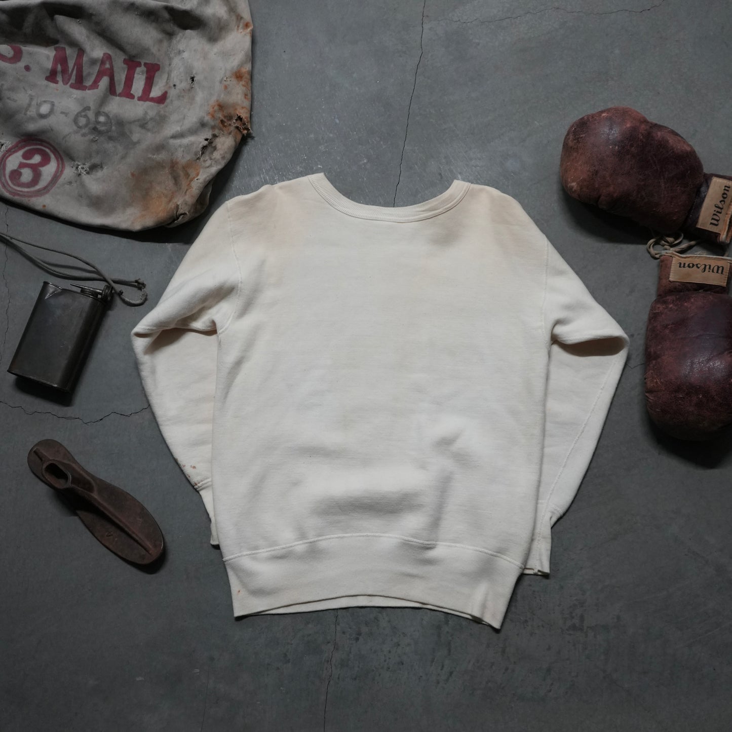 50s camp single v sweat