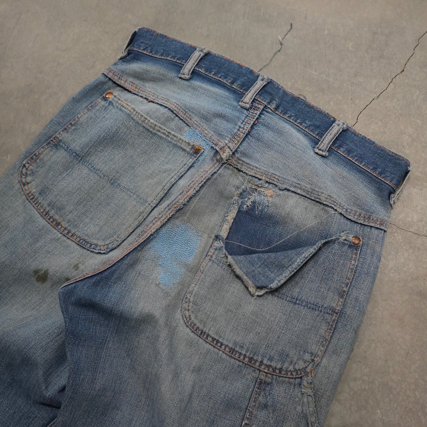 50s repaired carpenter jeans