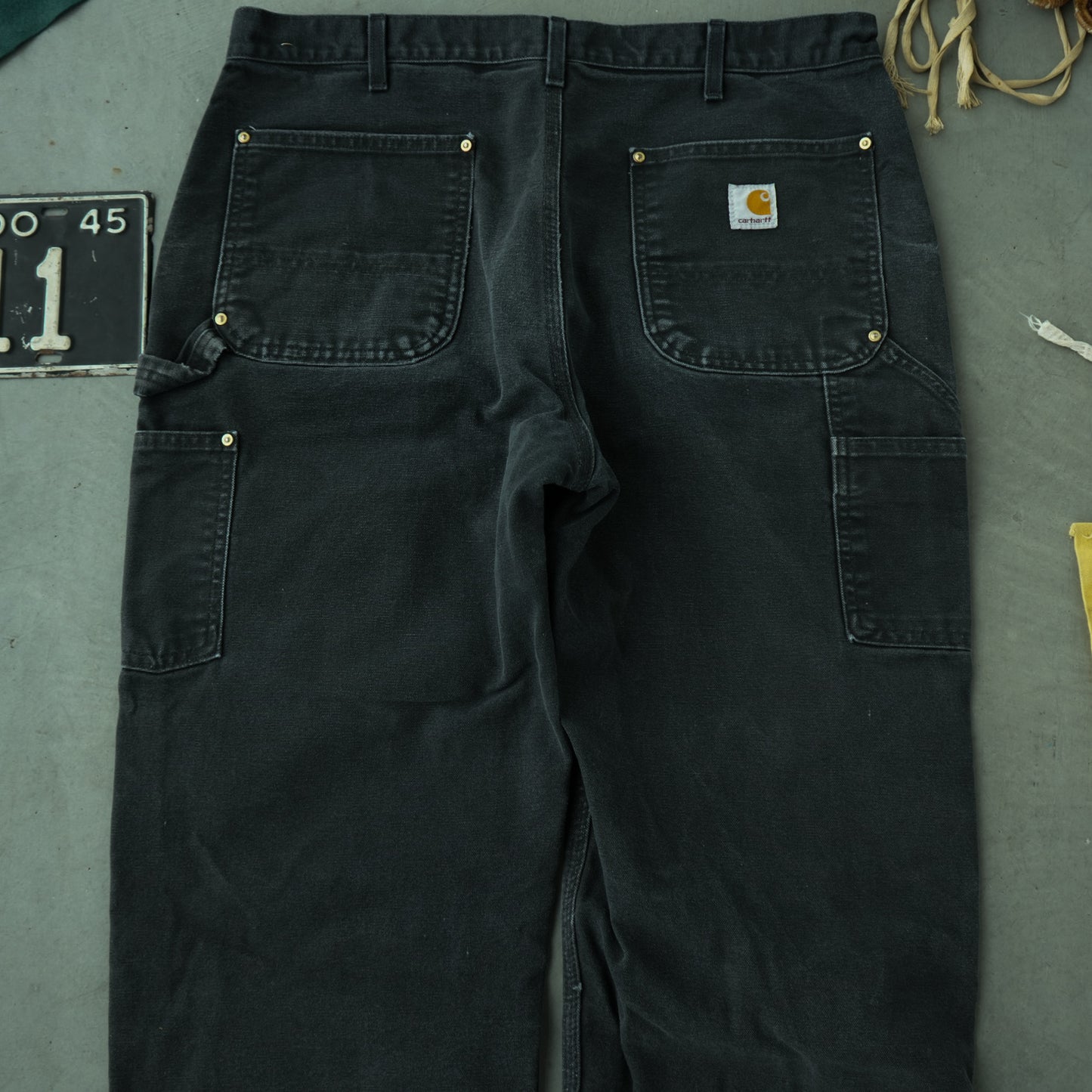 Black Carhartt Double Knee Work Pants