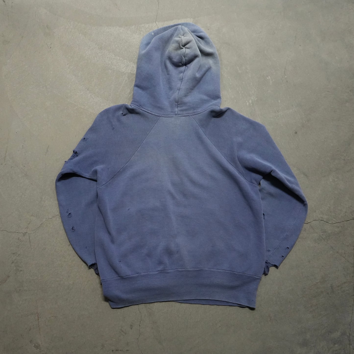 60s faded blue brent hoodie