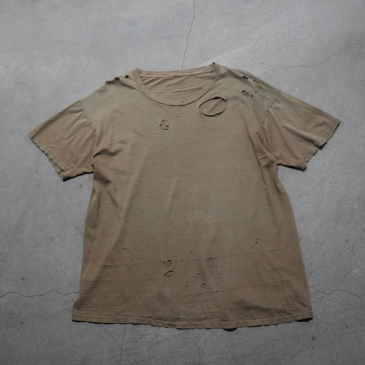 70s faded and thrashed tee