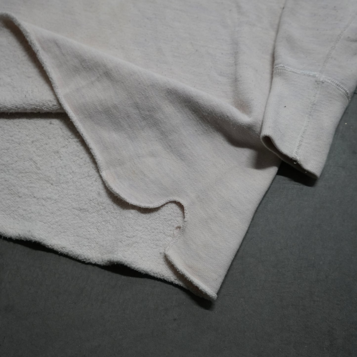 30s cotton henley sweat