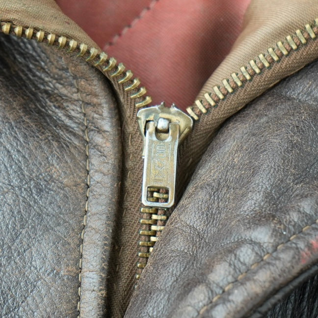 1950s Leather Flight Jacket