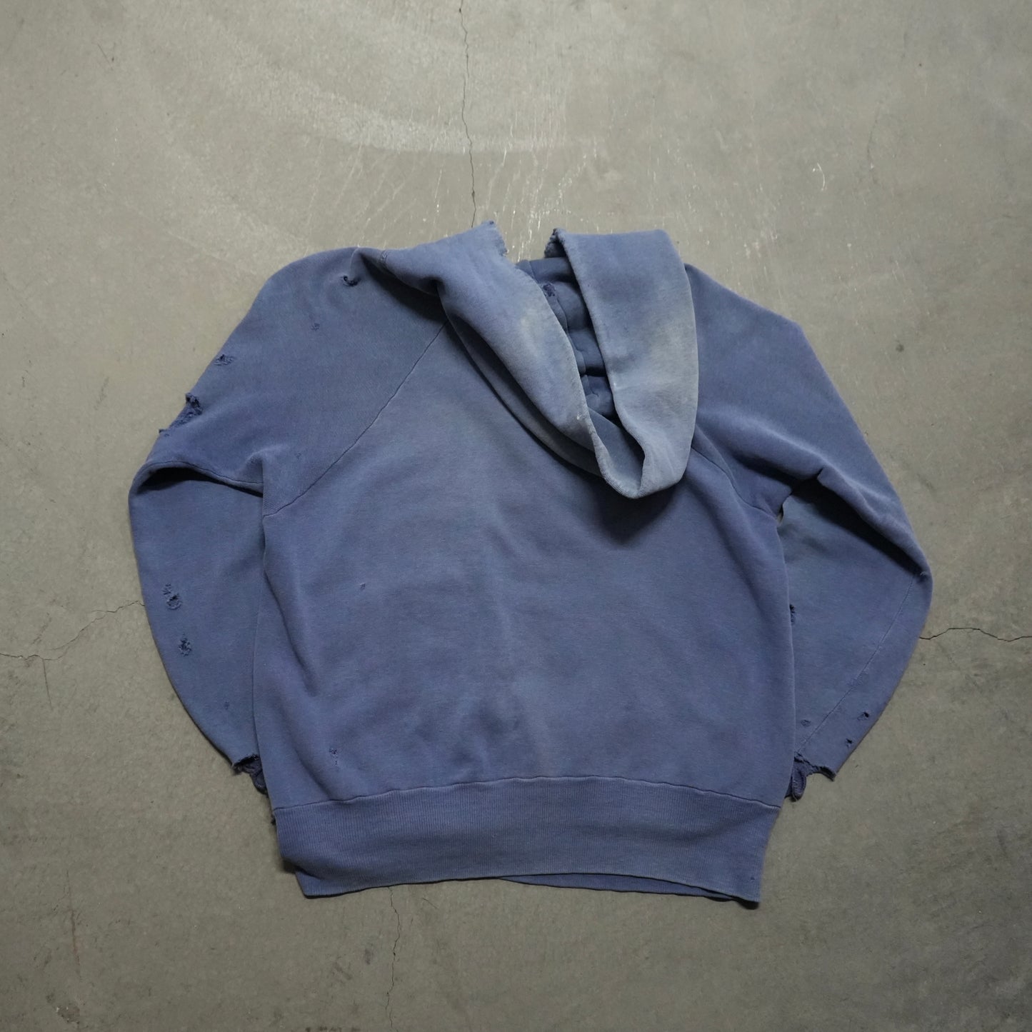 60s faded blue brent hoodie