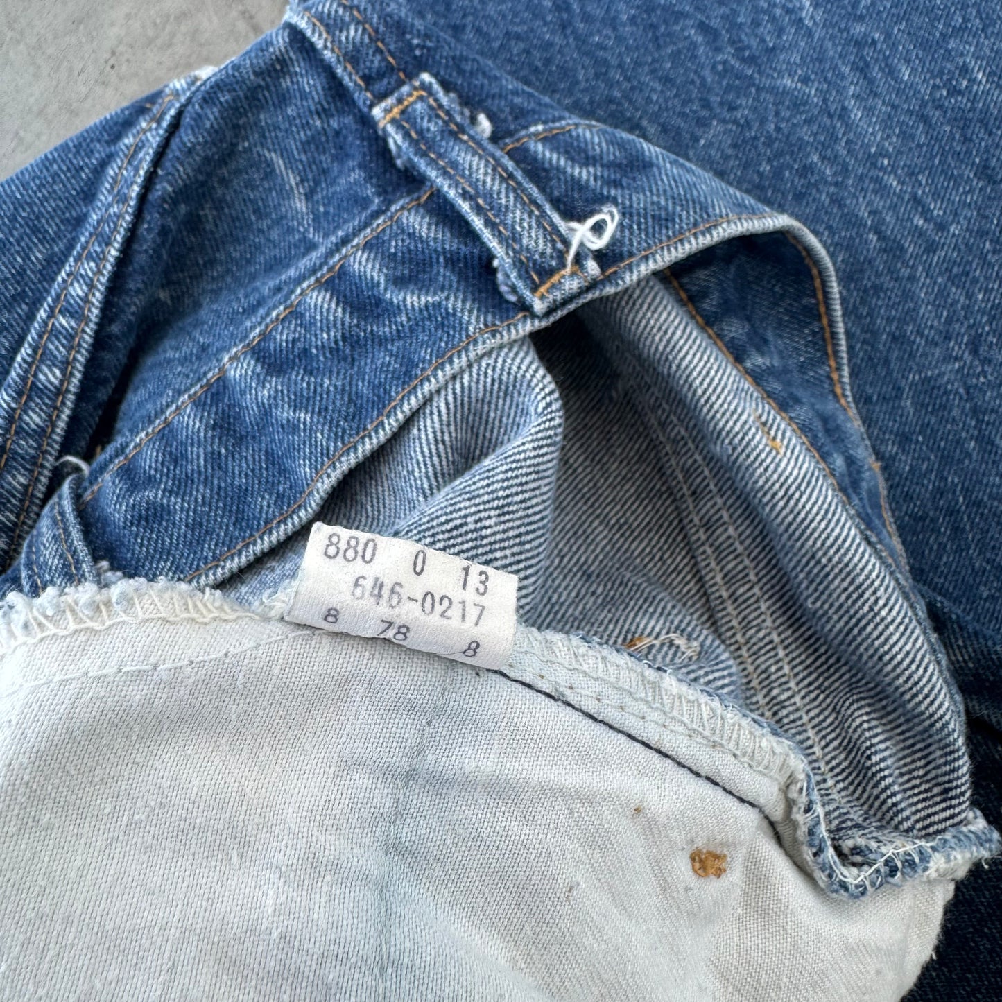 70s levi’s 646 jeans