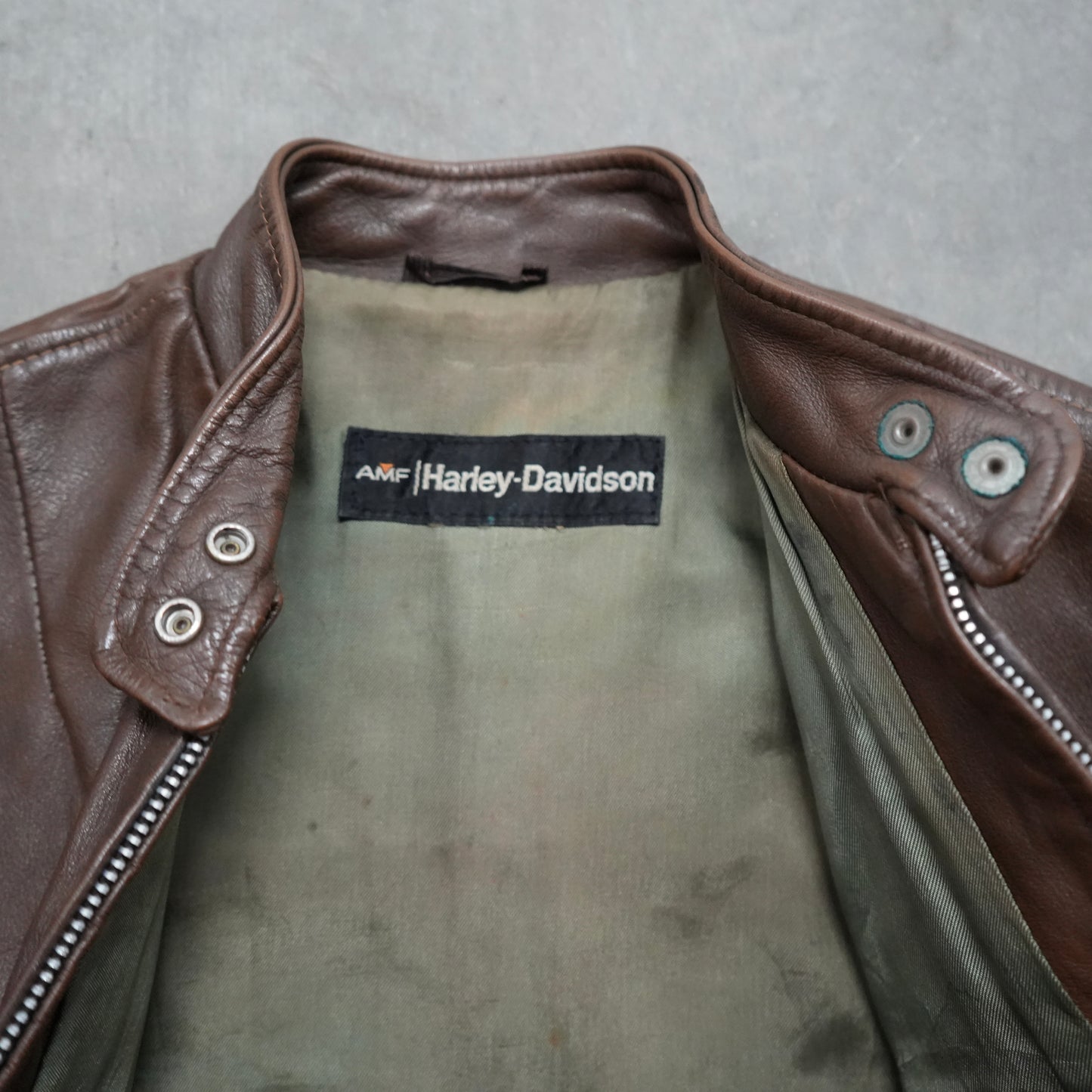 60s harley davidson cafe racer leather jacket