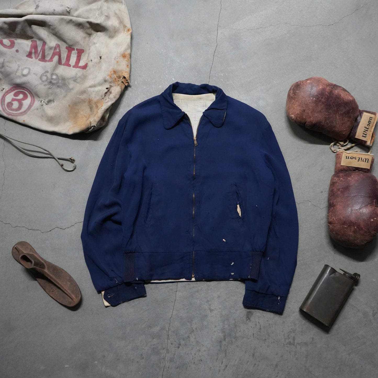 50s rayon reversible ricky jacket