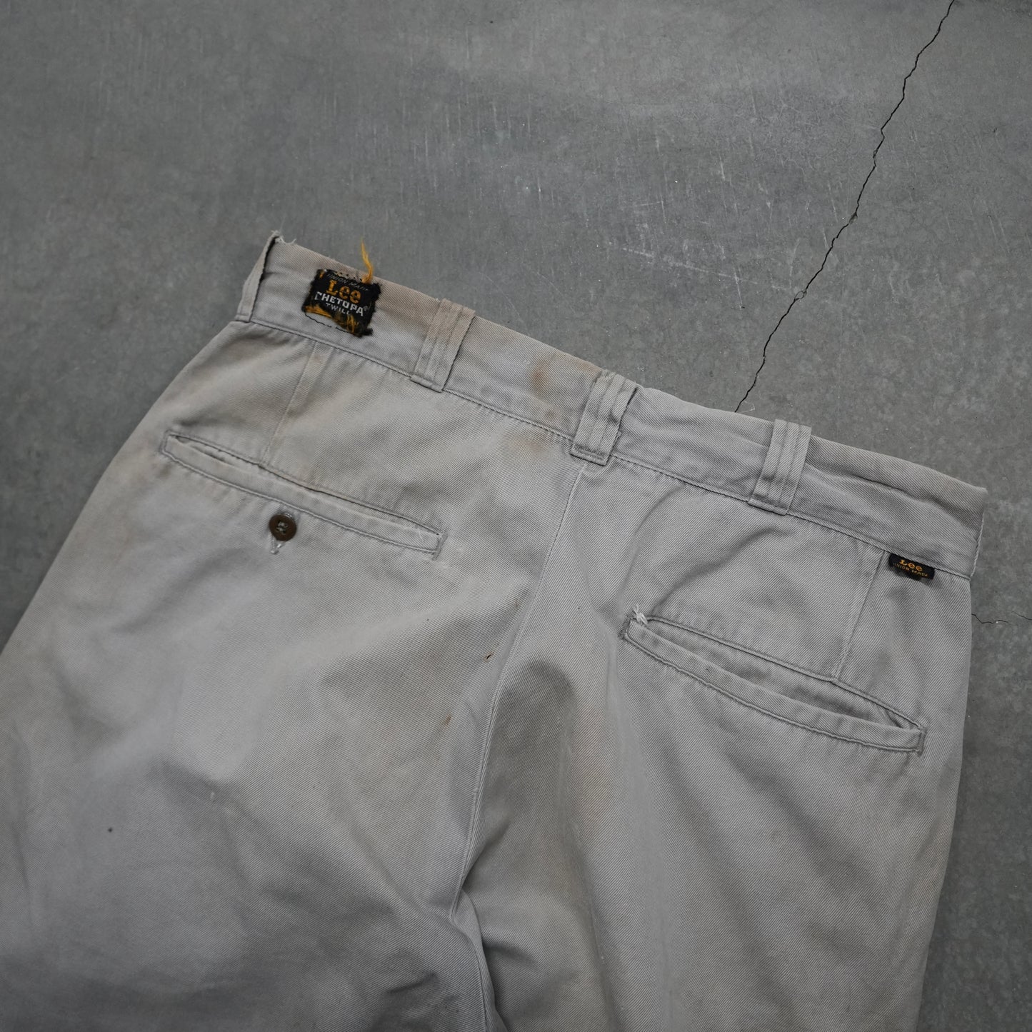 50s lee repaired chinos