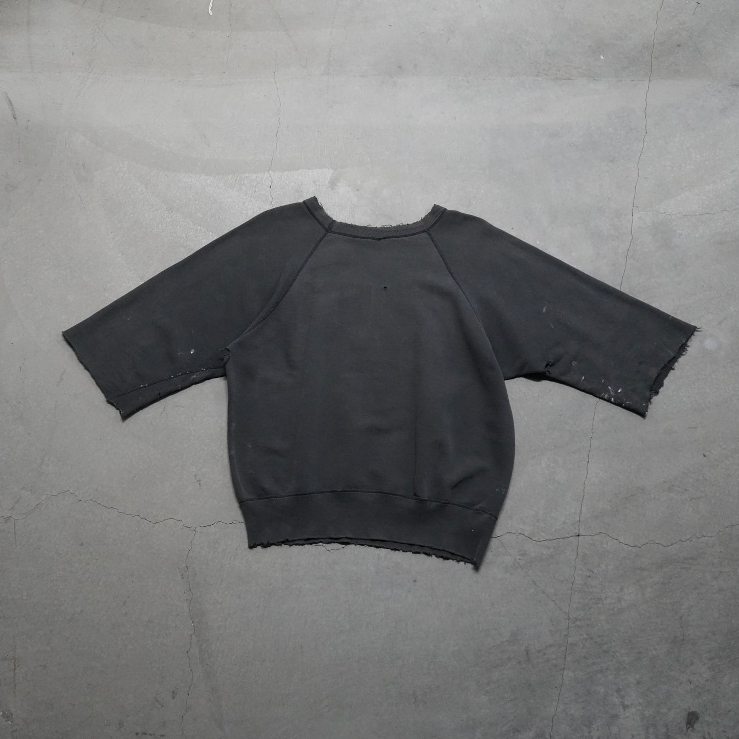 60s old english black sweat